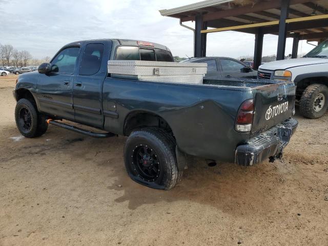 5TBRN3417YS117962 - 2000 TOYOTA TUNDRA ACCESS CAB SR5 GREEN photo 2