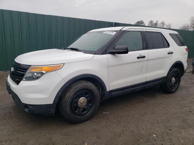 1FM5K8AR4DGA84893 - 2013 FORD EXPLORER POLICE INTERCEPTOR თეთრი ფოტო 1