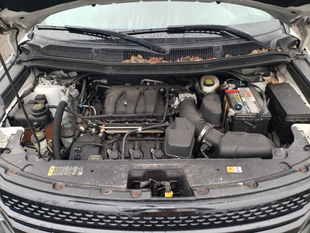 1FM5K8AR4DGA84893 - 2013 FORD EXPLORER POLICE INTERCEPTOR თეთრი ფოტო 12