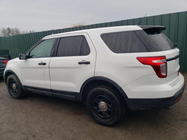 1FM5K8AR4DGA84893 - 2013 FORD EXPLORER POLICE INTERCEPTOR WHITE photo 2