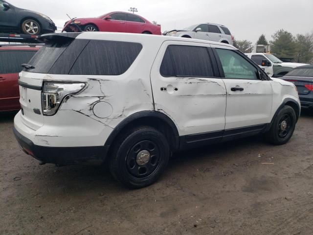 1FM5K8AR4DGA84893 - 2013 FORD EXPLORER POLICE INTERCEPTOR თეთრი ფოტო 3