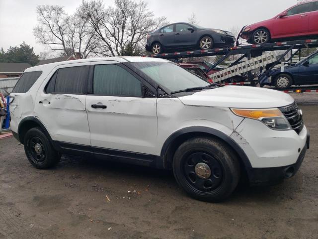 1FM5K8AR4DGA84893 - 2013 FORD EXPLORER POLICE INTERCEPTOR თეთრი ფოტო 4