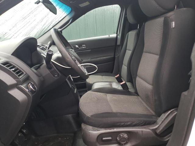 1FM5K8AR4DGA84893 - 2013 FORD EXPLORER POLICE INTERCEPTOR თეთრი ფოტო 7