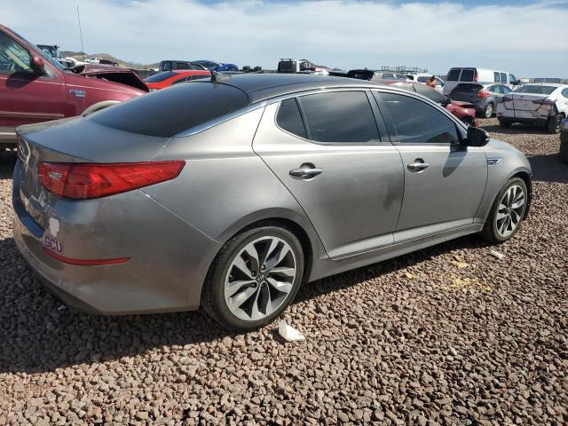 5XXGR4A62EG335605 - 2014 KIA OPTIMA SX GRAY photo 3