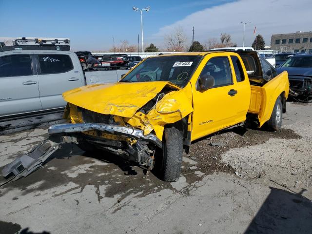 1GTDT196348202330 - 2004 GMC CANYON YELLOW photo 1