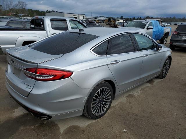 3FA6P0K90HR146269 - 2017 FORD FUSION TITANIUM SILVER photo 3