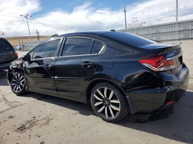 19XFB2F99FE000102 - 2015 HONDA CIVIC EXL შავი ფოტო 2