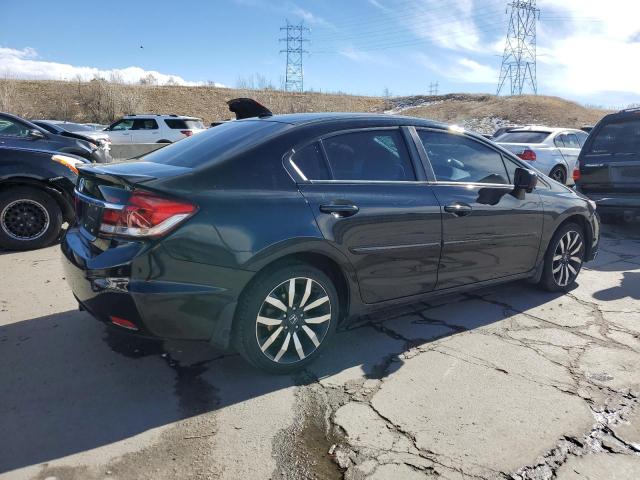 19XFB2F99FE000102 - 2015 HONDA CIVIC EXL შავი ფოტო 3