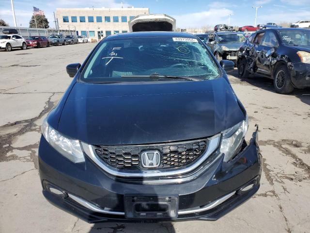 19XFB2F99FE000102 - 2015 HONDA CIVIC EXL შავი ფოტო 5