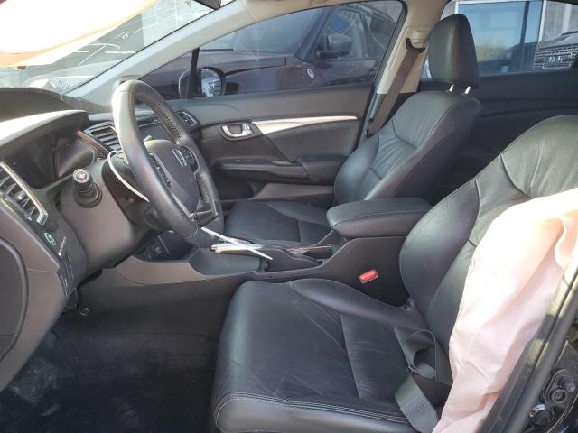 19XFB2F99FE000102 - 2015 HONDA CIVIC EXL შავი ფოტო 7