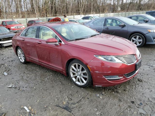 3LN6L2J99GR614819 - 2016 LINCOLN MKZ MAROON photo 4