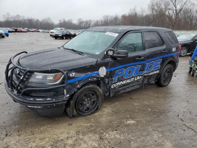 1FM5K8AR6HGC78251 - 2017 FORD EXPLORER POLICE INTERCEPTOR BLACK photo 1