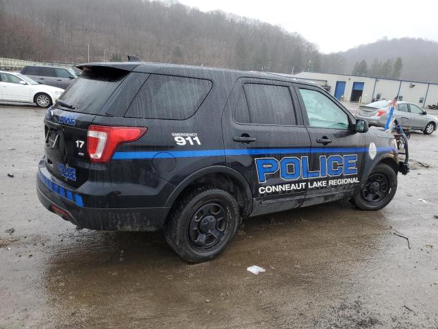 1FM5K8AR6HGC78251 - 2017 FORD EXPLORER POLICE INTERCEPTOR BLACK photo 3
