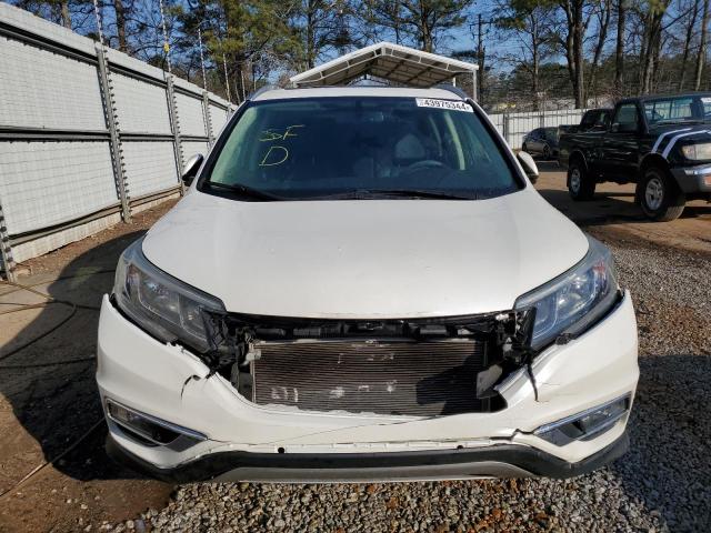 5J6RM3H70GL010478 - 2016 HONDA CR-V EXL WHITE photo 5