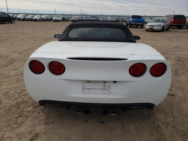 1G1YY36W085128187 - 2008 CHEVROLET CORVETTE WHITE photo 6