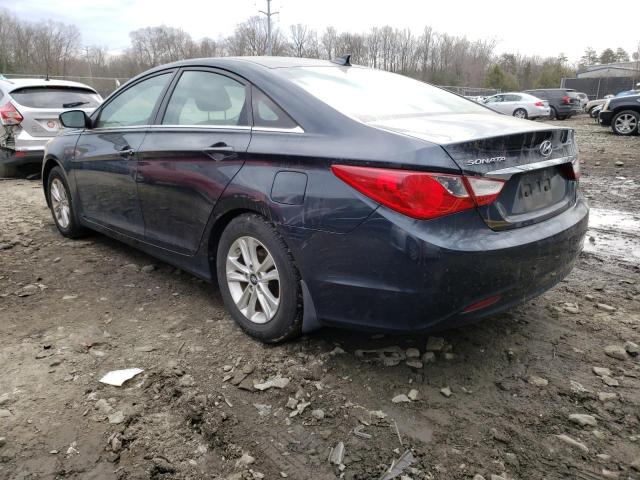 5NPEB4AC1DH806406 - 2013 HYUNDAI SONATA GLS BLUE photo 2