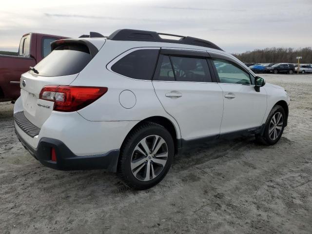 4S4BSANC8J3379319 - 2018 SUBARU OUTBACK 2.5I LIMITED WHITE photo 3