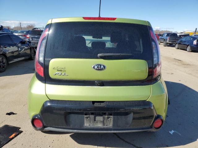 KNDJP3A50G7873938 - 2016 KIA SOUL + GREEN photo 6