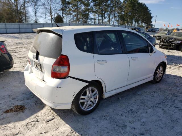 JHMGD386X7S006429 - 2007 HONDA FIT S 白色 照片 3