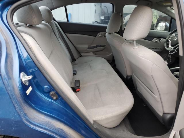 2HGFB2F50DH549641 - 2013 HONDA CIVIC LX BLUE photo 10