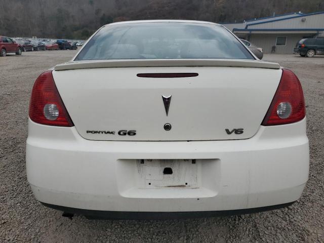 1G2ZG558864226842 - 2006 PONTIAC G6 SE1 WHITE photo 6