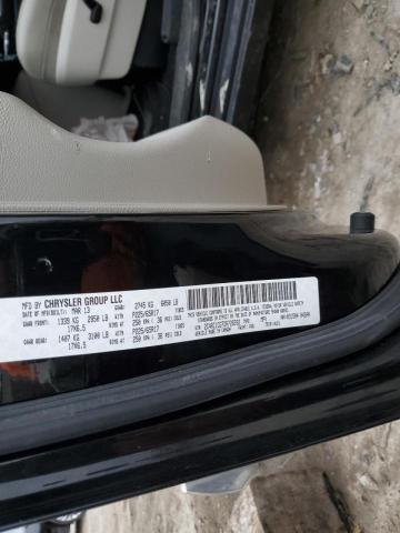 2C4RC1CG7DR726592 - 2013 CHRYSLER TOWN & COU TOURING L BLACK photo 13