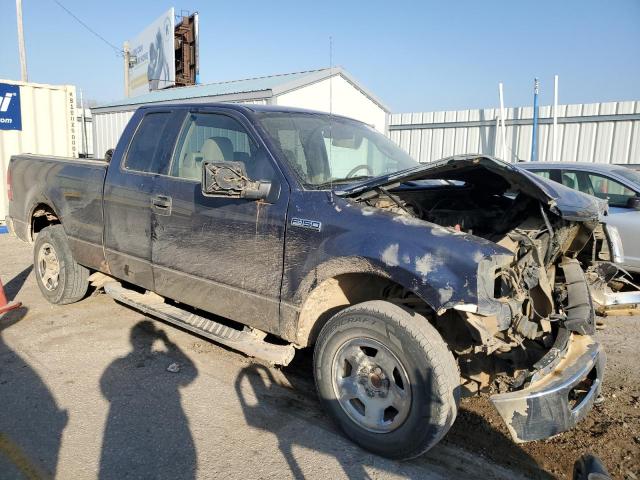 1FTPX14535KD49557 - 2005 FORD F150 BLUE photo 4