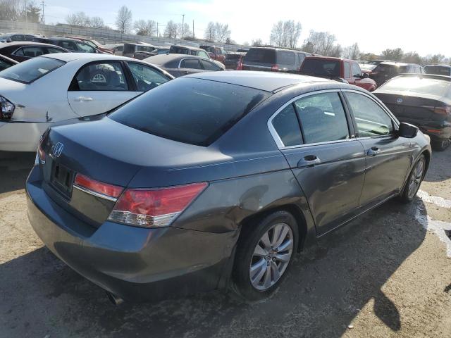 1HGCP2F72BA048655 - 2011 HONDA ACCORD EX GRAY photo 3