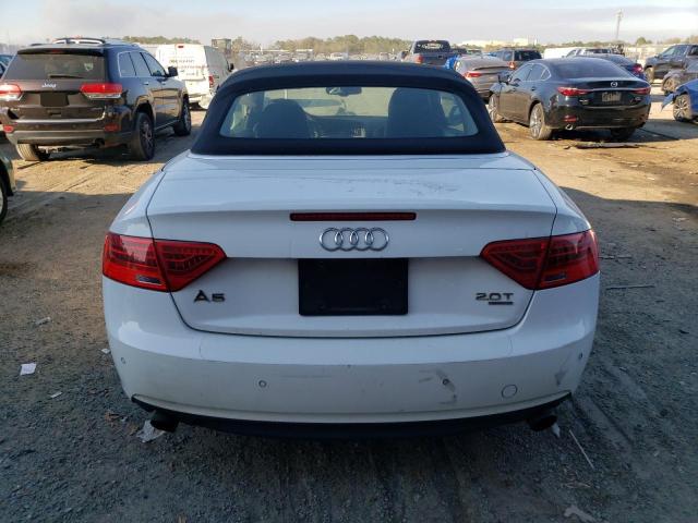 WAULFAFH9DN013480 - 2013 AUDI A5 PREMIUM PLUS WHITE photo 6