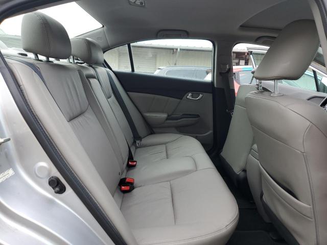 19XFB2F94DE079482 - 2013 HONDA CIVIC EXL ვერცხლისფერი ფოტო 10