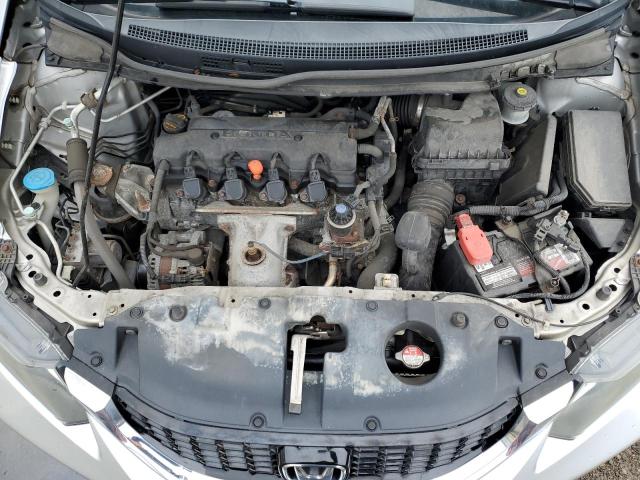19XFB2F94DE079482 - 2013 HONDA CIVIC EXL ვერცხლისფერი ფოტო 11