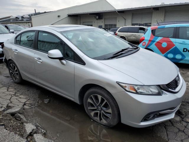 19XFB2F94DE079482 - 2013 HONDA CIVIC EXL ვერცხლისფერი ფოტო 4