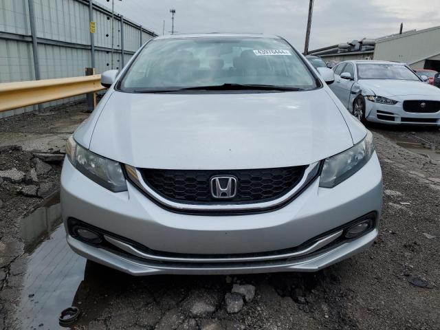 19XFB2F94DE079482 - 2013 HONDA CIVIC EXL ვერცხლისფერი ფოტო 5