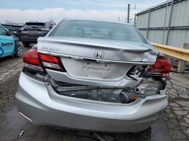 19XFB2F94DE079482 - 2013 HONDA CIVIC EXL SILVER photo 6