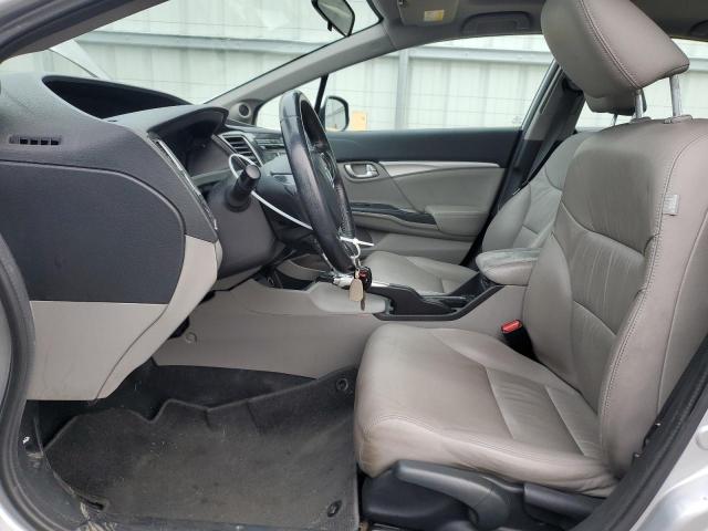 19XFB2F94DE079482 - 2013 HONDA CIVIC EXL ვერცხლისფერი ფოტო 7