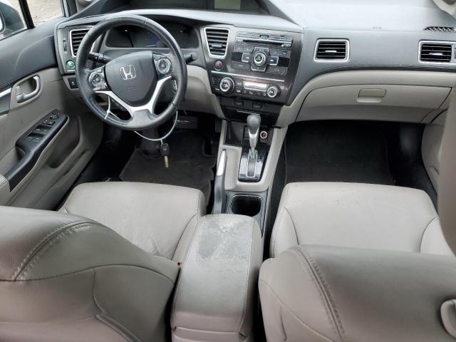 19XFB2F94DE079482 - 2013 HONDA CIVIC EXL ვერცხლისფერი ფოტო 8
