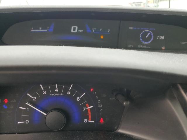 19XFB2F94DE079482 - 2013 HONDA CIVIC EXL ვერცხლისფერი ფოტო 9