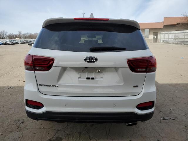 5XYPGDA34KG591540 - 2019 KIA SORENTO L WHITE photo 6