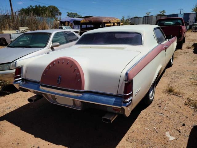 1Y89A809685 - 1971 LINCOLN MARK III WHITE photo 4