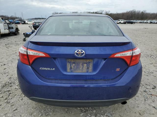 5YFBURHE6FP340026 - 2015 TOYOTA COROLLA L BLUE photo 6