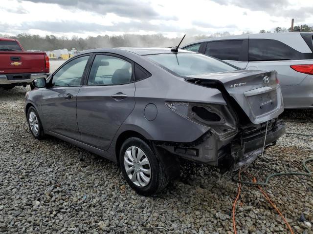 KMHCT4AEXEU777125 - 2014 HYUNDAI ACCENT GLS GRAY photo 2