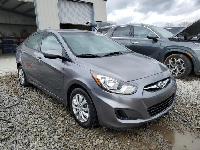 KMHCT4AEXEU777125 - 2014 HYUNDAI ACCENT GLS GRAY photo 4