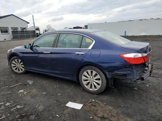 1HGCR2F79DA063800 - 2013 HONDA ACCORD EX BLUE photo 2