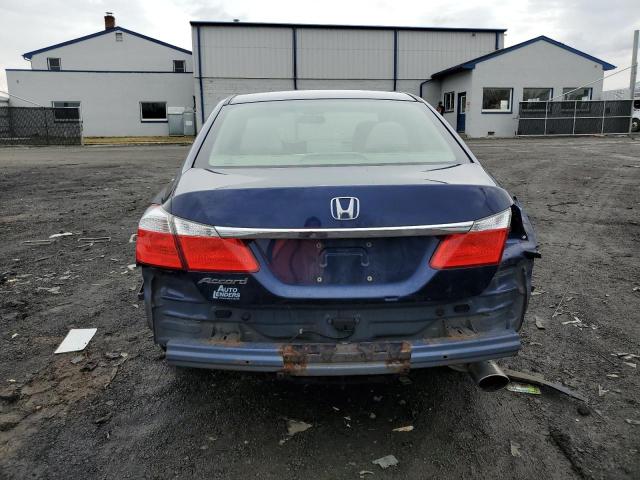 1HGCR2F79DA063800 - 2013 HONDA ACCORD EX BLUE photo 6