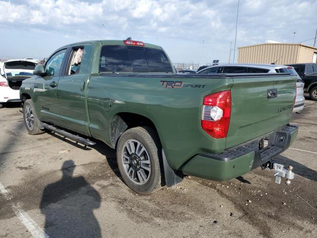 5TFRY5F16MX288438 - 2021 TOYOTA TUNDRA DOUBLE CAB SR/SR5 GREEN photo 2