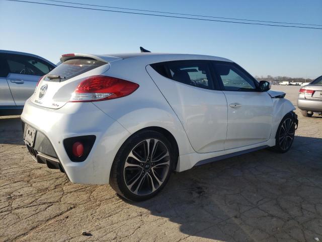 KMHTC6AE3GU267939 - 2016 HYUNDAI VELOSTER TURBO WHITE photo 3