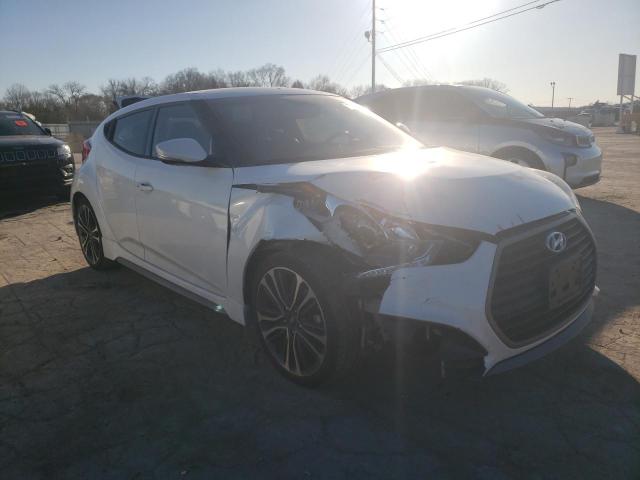 KMHTC6AE3GU267939 - 2016 HYUNDAI VELOSTER TURBO WHITE photo 4