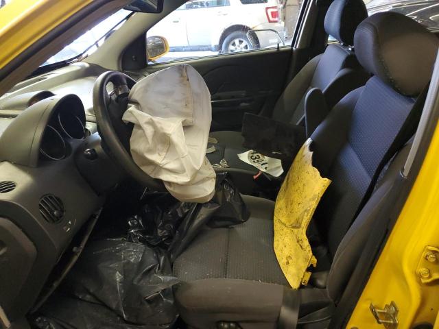 KL1TD66667B733725 - 2007 CHEVROLET AVEO LS BASE ყვითელი ფოტო 7
