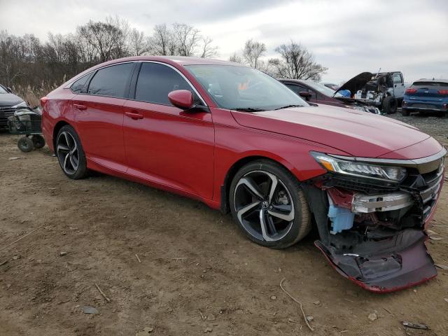 1HGCV1F3XJA131343 - 2018 HONDA ACCORD SPORT RED photo 4