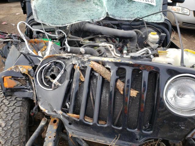 1J4FA49S06P732741 - 2006 JEEP WRANGLER / SPORT BLACK photo 11